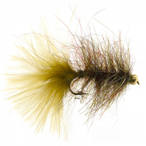 The Essential Fly Olive Dark Beadhead Seal Bugger Fishing Fly